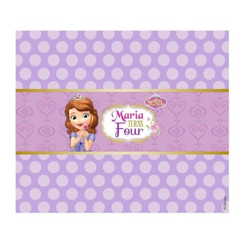 Sofia the first Enchanted Garden Party Chocolate Wrappers THEME PARTIES Pretty UR Party Default Title