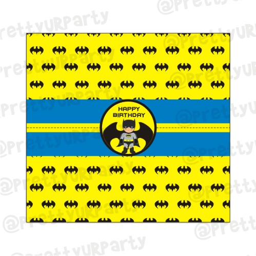 Batman Inspired Chocolate Wrappers THEME PARTIES Pretty UR Party Default Title