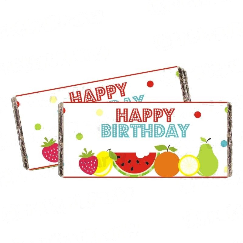 Tutti Fruity Theme Chocolate Wrappers — image 2