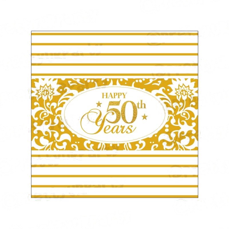 50th Anniversary Theme Chocolate Wrappers