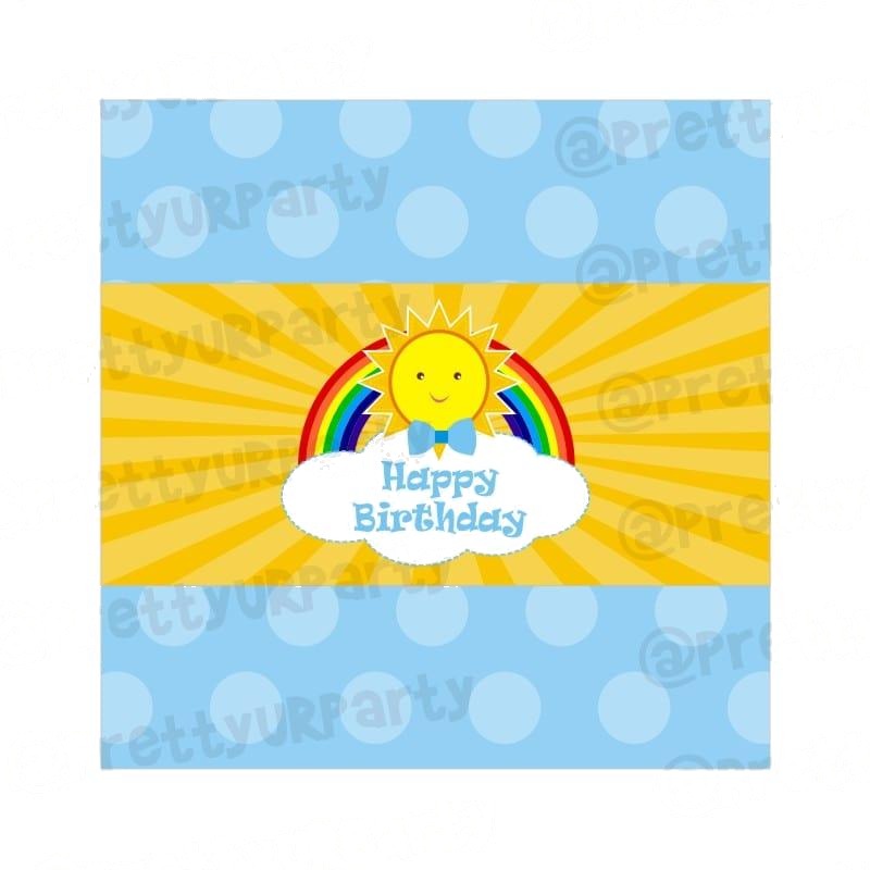Sunshine Theme Chocolate Wrappers