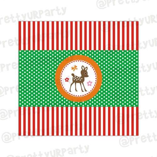 Woodland/Forest Chocolate Wrappers THEME PARTIES Pretty UR Party Default Title