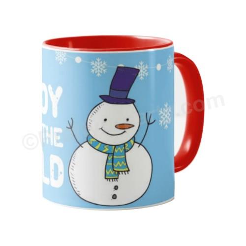 Christmas Snowman Mug ALL PARTY SUPPLIES Pretty UR Party White Mug Without Name