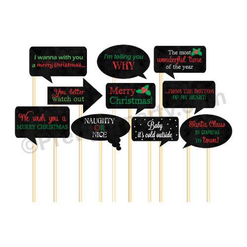 Christmas Photo Booth Prop ALL PARTY SUPPLIES Pretty UR Party
