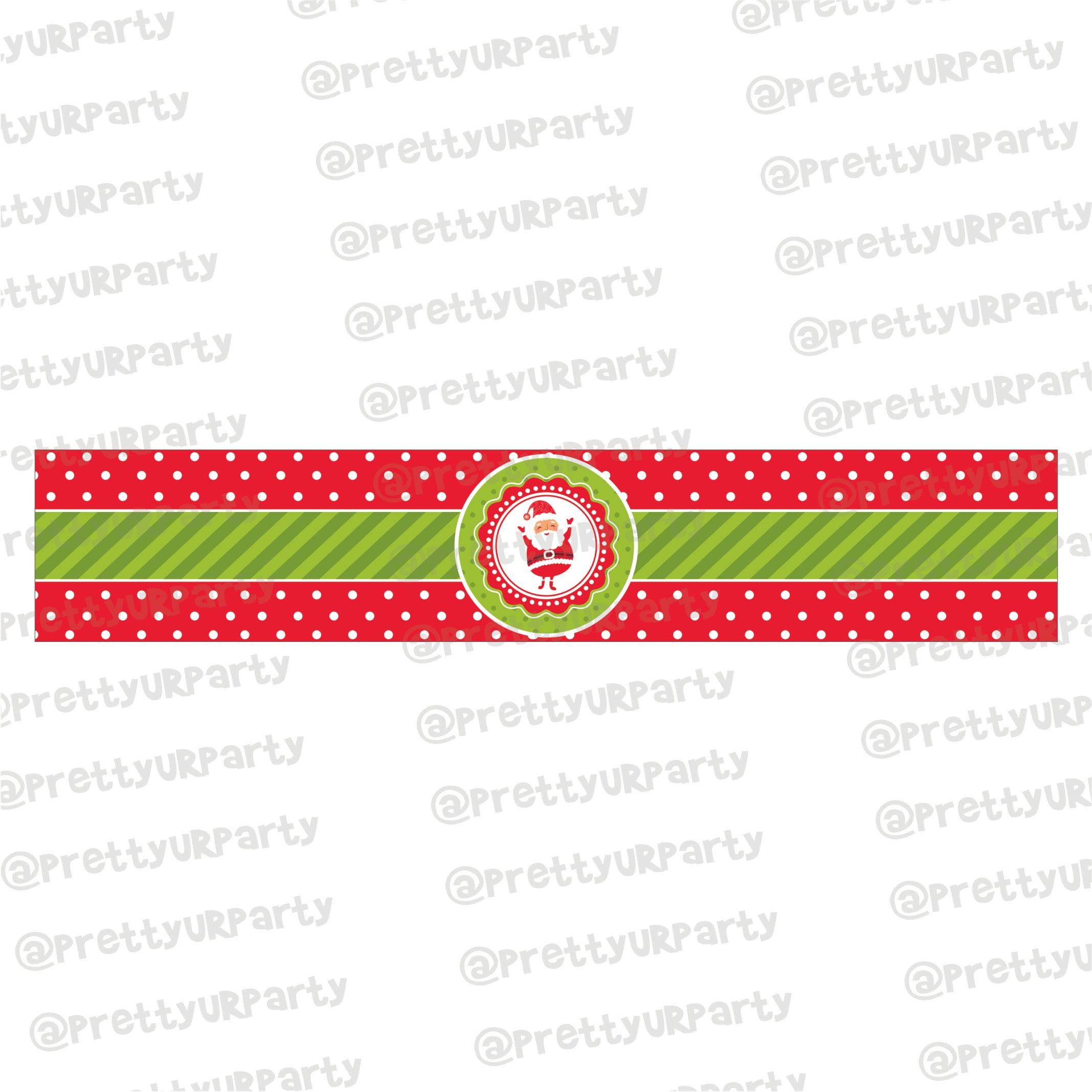 Christmas Wrist Bands - Pack of 10 ALL PARTY SUPPLIES Pretty UR Party