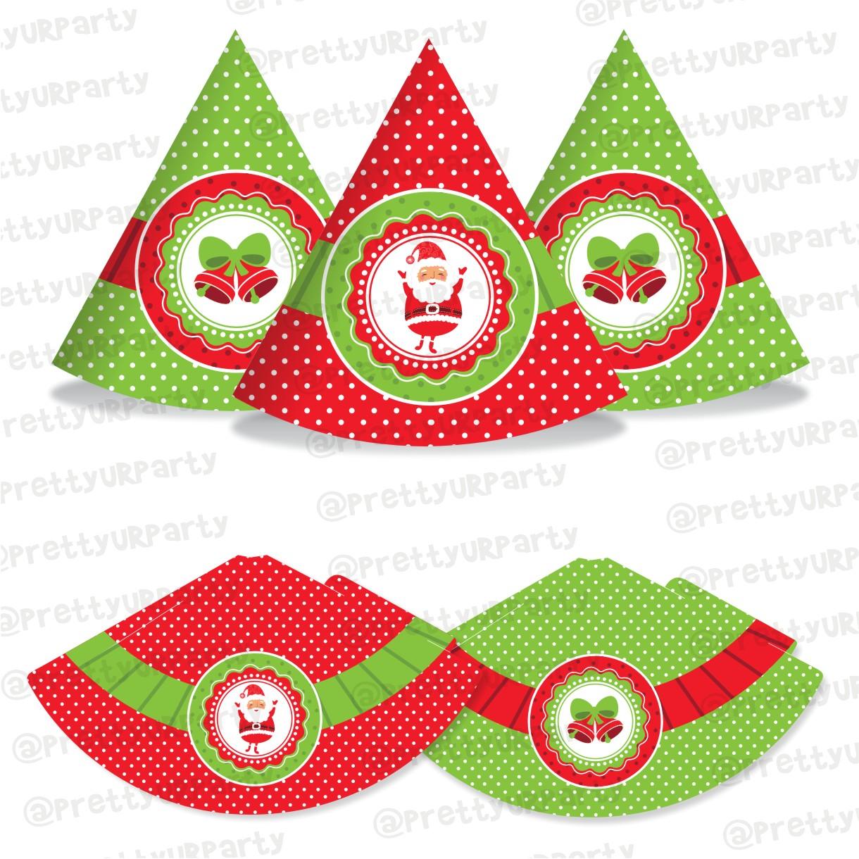 Christmas Hats - Pack of 10 ALL PARTY SUPPLIES Pretty UR Party Default Title