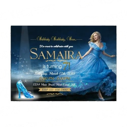Cinderella Inspired Invitations 02