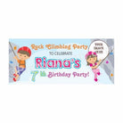 Personalized Climbing Theme Banner 30in ALL PARTY SUPPLIES Pretty UR Party