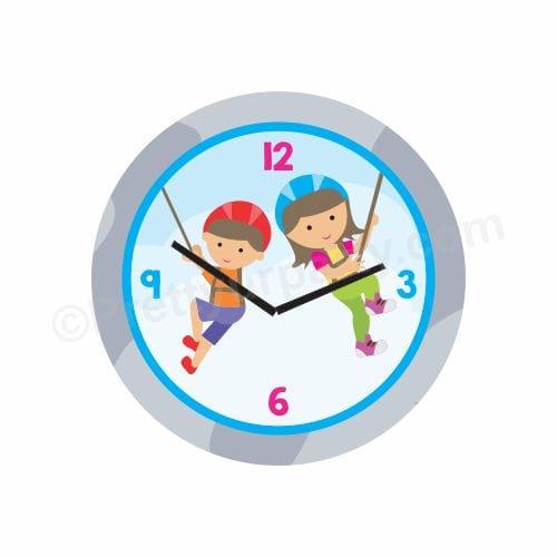 Personalized Climbing Theme Clock THEME PARTIES Pretty UR Party Default Title