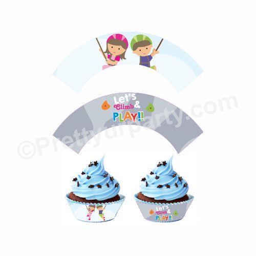Climbing Theme Cupcake Wrappers THEME PARTIES Pretty UR Party Default Title