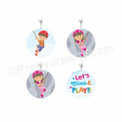 Climbing Theme Danglers THEME PARTIES Pretty UR Party Default Title