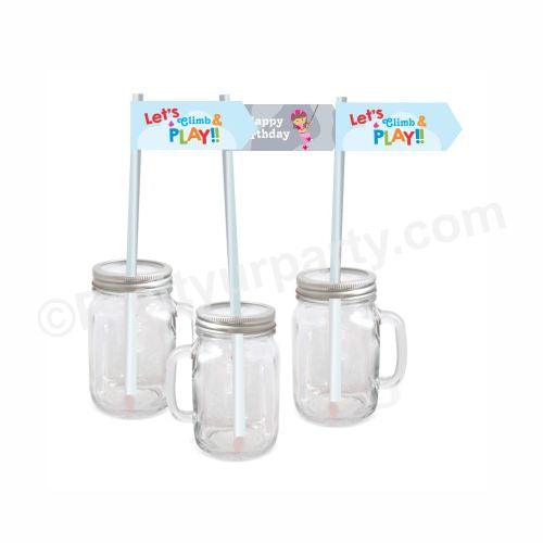 Climbing Theme Drink Straws THEME PARTIES Pretty UR Party