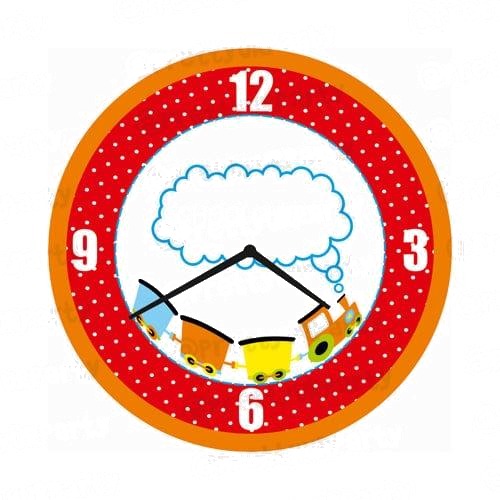 Personalised Train Clock