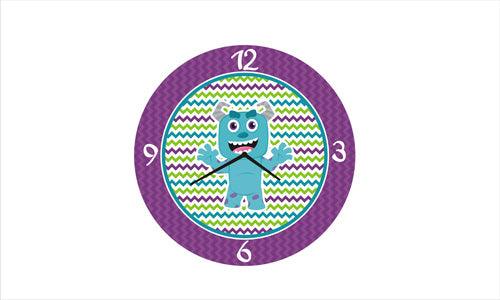Personalised Monster Clock THEME PARTIES Pretty UR Party Default Title