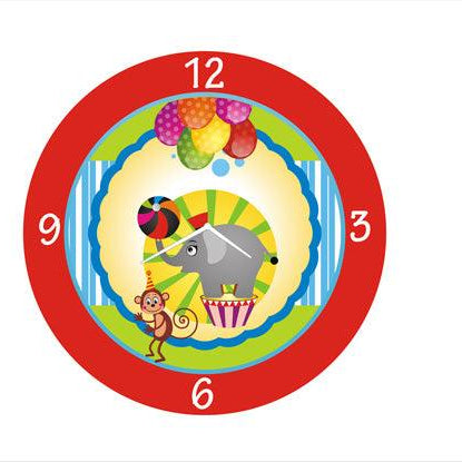 Personalised Circus Clock THEME PARTIES Pretty UR Party Default Title