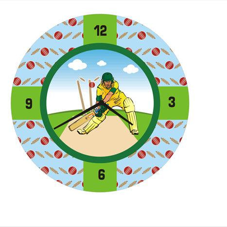 Personalised Cricket Clock THEME PARTIES Pretty UR Party Default Title