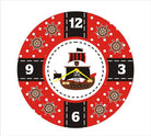 Personalised Pirate Clock THEME PARTIES Pretty UR Party Default Title