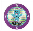 Personalised Monster Clock THEME PARTIES Pretty UR Party