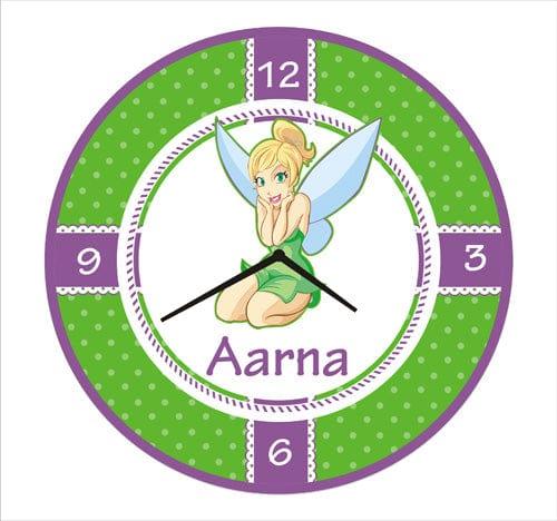 Personalised TinkerBell Clock THEME PARTIES Pretty UR Party