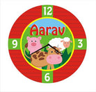 Personalised Farm Friends Clock THEME PARTIES Pretty UR Party