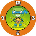 Personalised Ninja Turtles Clock THEME PARTIES Pretty UR Party Default Title