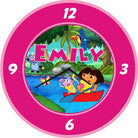 Personalised Dora The Explorer Clock THEME PARTIES Pretty UR Party