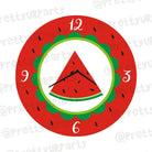 Personalised Watermelon Theme Clock THEME PARTIES Pretty UR Party Default Title