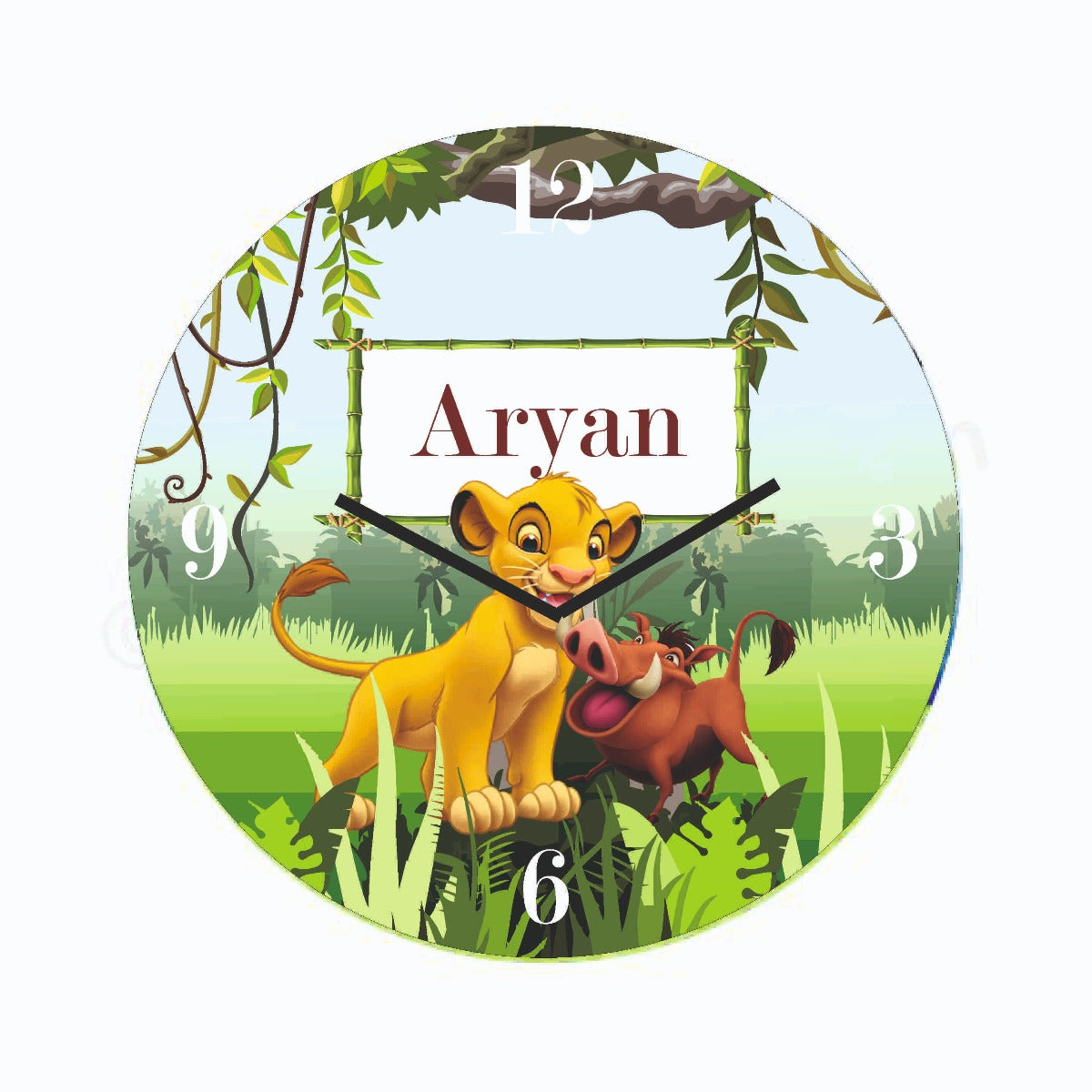 Personalized Lion King Clock RETURN GIFTS Pretty UR Party Default Title