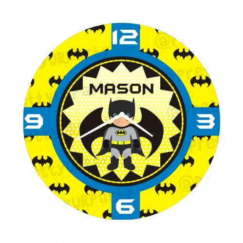 Personalised Batman Inspired Clock — image 2