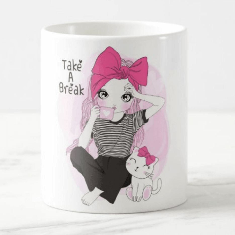 Take a Break Coffee Mug RETURN GIFTS Pretty UR Party