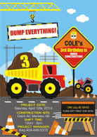 Construction Theme  Invitations ALL PARTY SUPPLIES Pretty UR Party Default Title