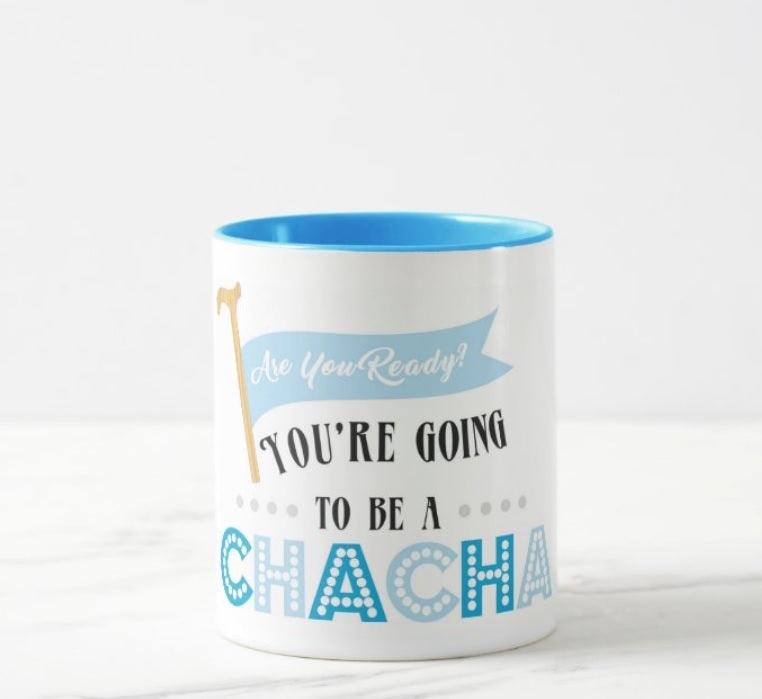 Are Your Ready to be Chacha - Blue BABY SHOWER Pretty UR Party