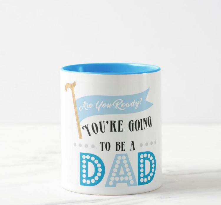 Are Your Ready to be Dad - Blue BABY SHOWER Pretty UR Party