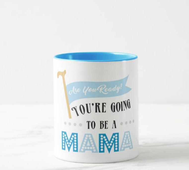 Are Your Ready to be Mama - Blue BABY SHOWER Pretty UR Party