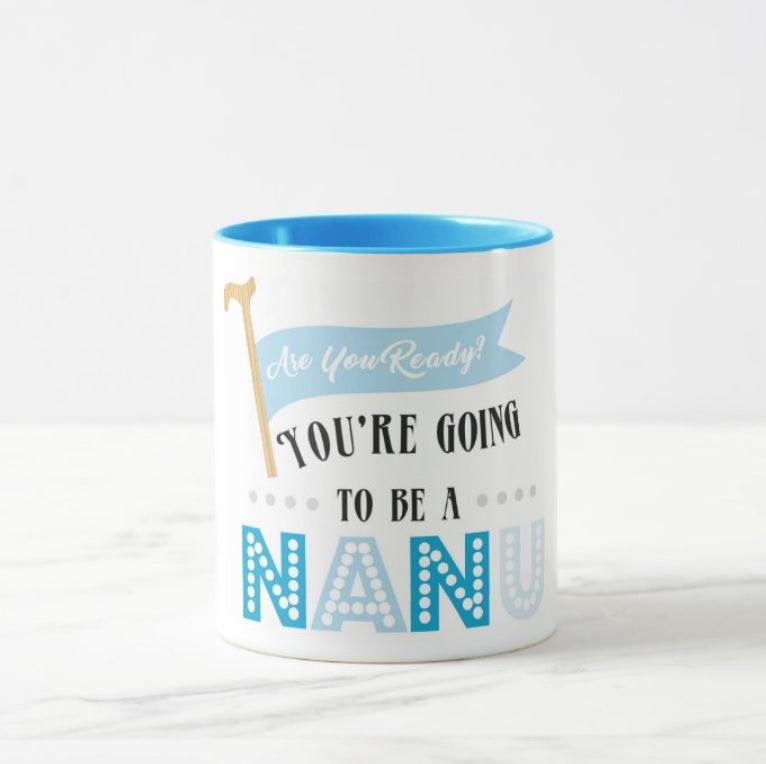 Are Your Ready to be Nanu - Blue BABY SHOWER Pretty UR Party