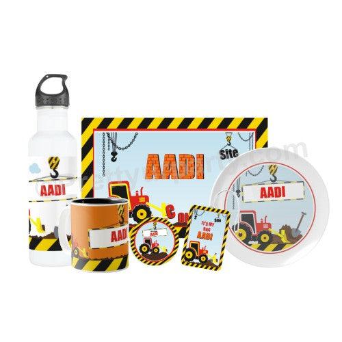 Personalised Construction Combo THEME PARTIES Pretty UR Party