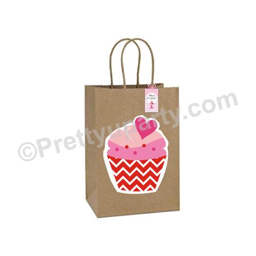Cupcake Gift Bags - Pack of 10 ACCESSORIES Pretty UR Party