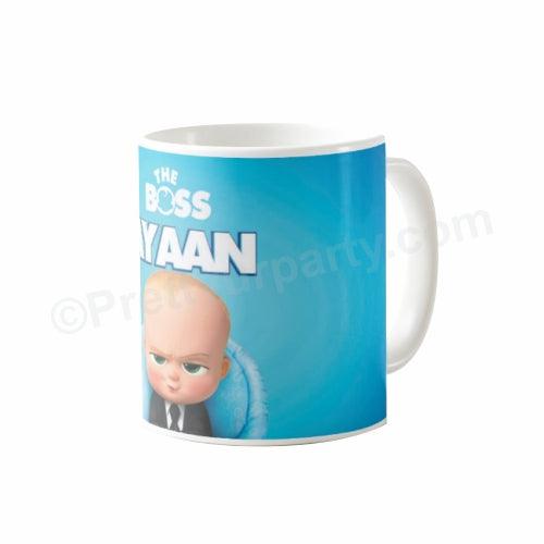 Personalised Boss Baby Mug THEME PARTIES Pretty UR Party