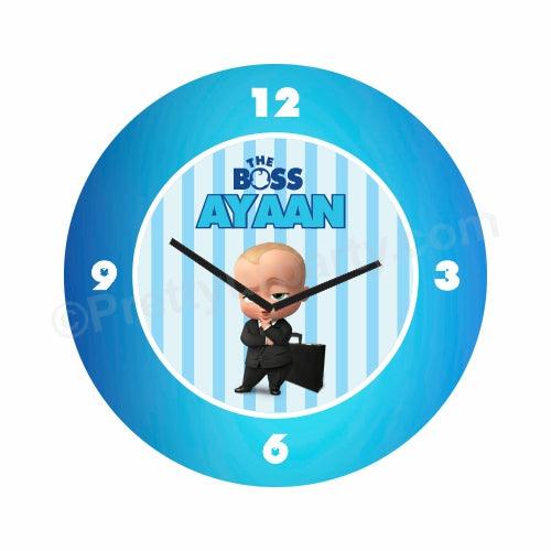 Personalized Boss Baby Theme Clock THEME PARTIES Pretty UR Party Default Title