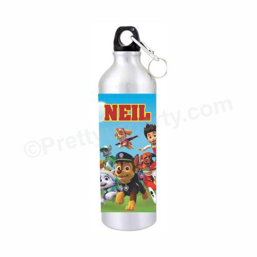 Personalized Paw Patrol Blue Sippers / Waterbottles THEME PARTIES Pretty UR Party Without name