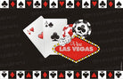 Casino / Poker Placemats TABLEWARE Pretty UR Party Set of 6 without Coasters