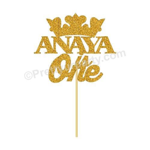 Princess Crown Cake Topper HANDCRAFTED Pretty UR Party