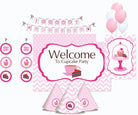 Cupcake Party Decorations Package - 70 pieces Combo PACKAGES Pretty UR Party Default Title