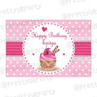 Cupcake Theme Backdrop THEME PARTIES Pretty UR Party Default Title