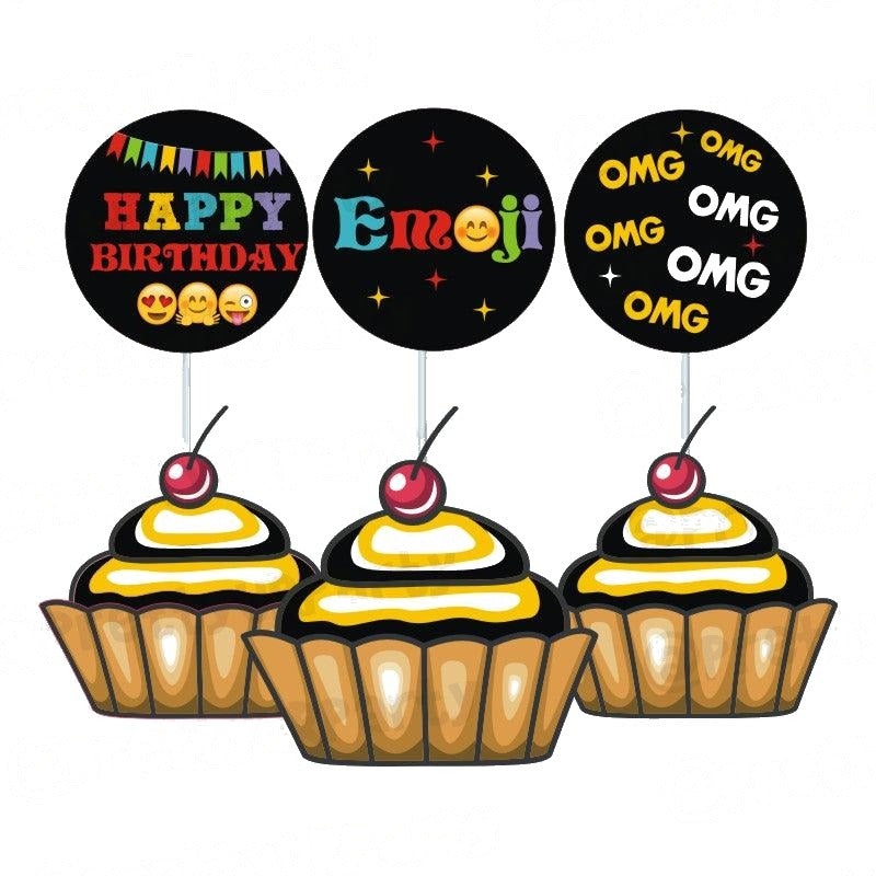 Emoji Theme Cupcake / Food Toppers — image 2