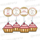 Pink and Gold Ballet Cupcake / Food Toppers THEME PARTIES Pretty UR Party Default Title