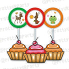 Woodland Forest theme Cupcake Toppers THEME PARTIES Pretty UR Party Default Title