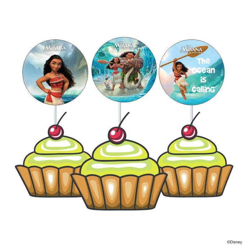 Moana Theme Cupcake / Food Toppers THEME PARTIES Pretty UR Party Default Title