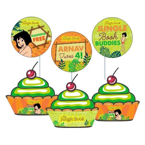 Inside Out Cupcake / Food Toppers THEME PARTIES Pretty UR Party