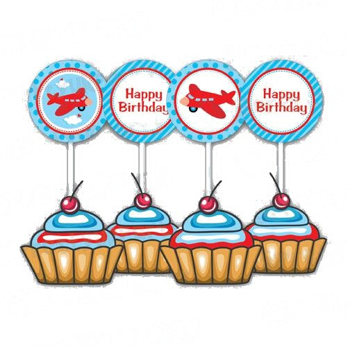 Airlines Cupcake / Food Toppers — image 2